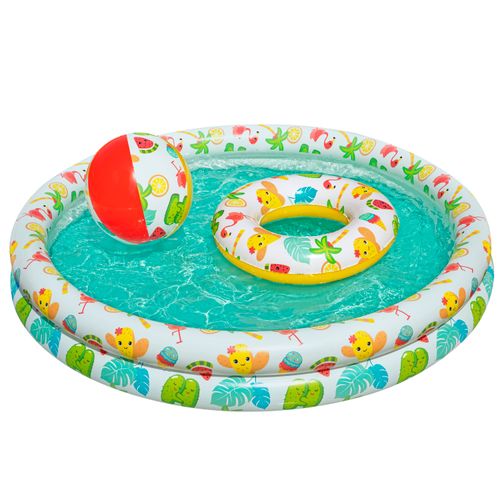 Set Piscina para niños, Bestway, redonda. Modelo: 51124