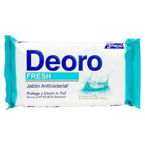 Jabón De Oro Antibacterial Fresh -  300 g