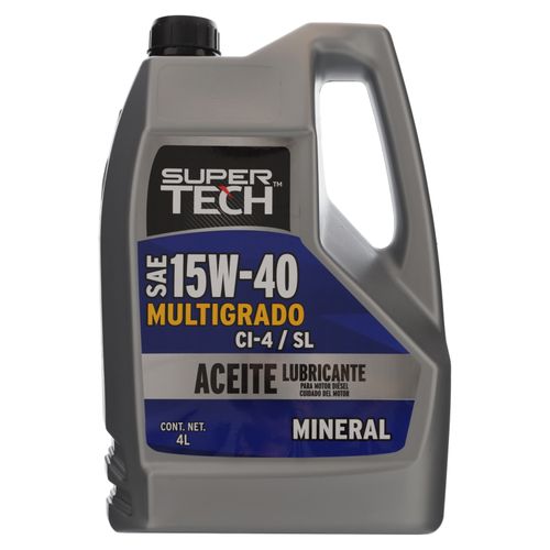 Aceite Super Tech Mineral 4 L