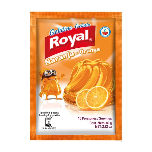 Gelatina Royal Sabor Naranja - 80 g