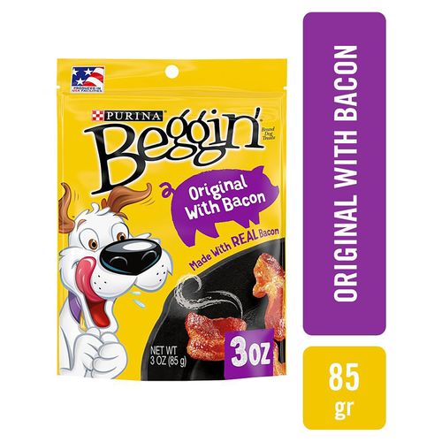 Snacks Purina Beggin Adulto Strips Bacon - 85 g (03oz)