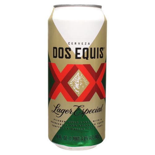 Cerveza Xx Lager Lata 473Ml