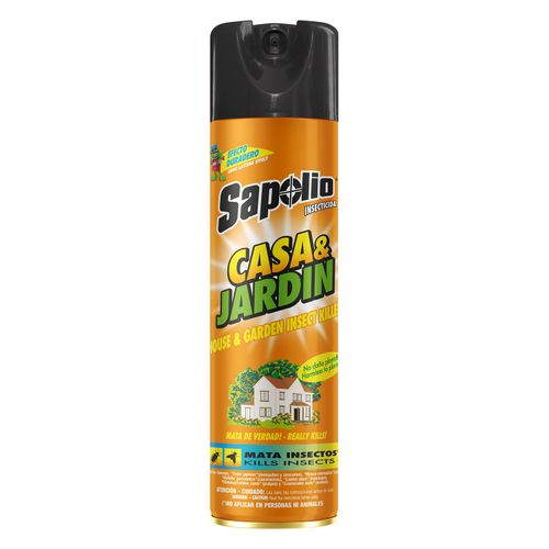 Insecticida Aerosol Sapolio, Casa Jardín -360 ml