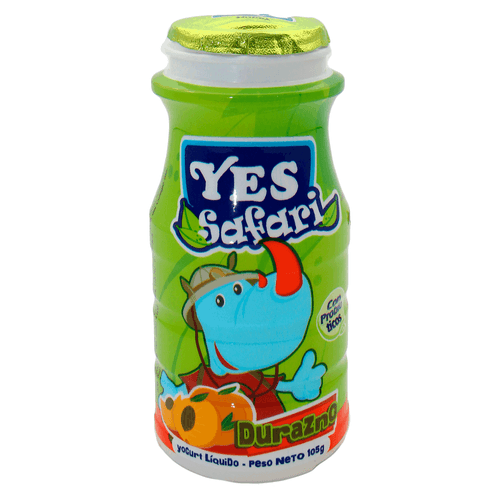 Yogurt Yes Safari Durazno Liquido 100 ml