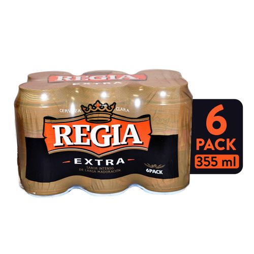 Cerveza Regia Extra Síx Pack Lata - 2130 ml