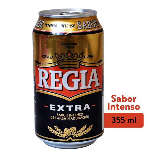 Cerveza Regia Extra Lata 355 ml