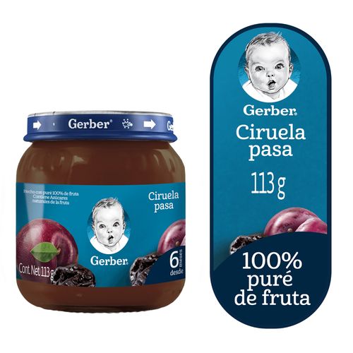 Colado De Ciruela Gerber® Frasco - 113 g