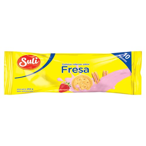 Galleta Rellena De Fresa Suli - 250 g