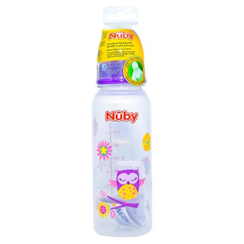 Biberon Nuby Printed Tapa BPA Free - 8 oz