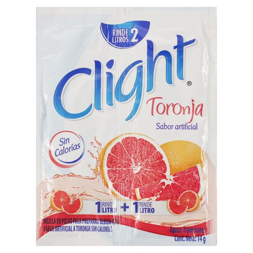 Bebida En Polvo Clight Sabor Toronja - 14 g