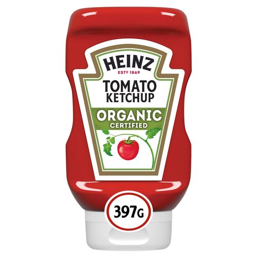 Ketchup Tomate Heinz Organica Botella - 397 g