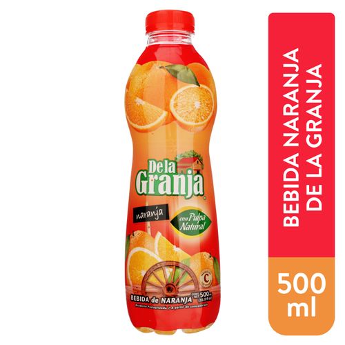 Bebida De La Granja Naranja - 500 ml