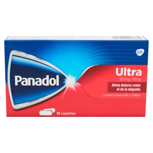 Panadol Ultra - 16 Tabletas