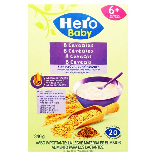 Cereal Hero Baby 8 Cereales - 340 g