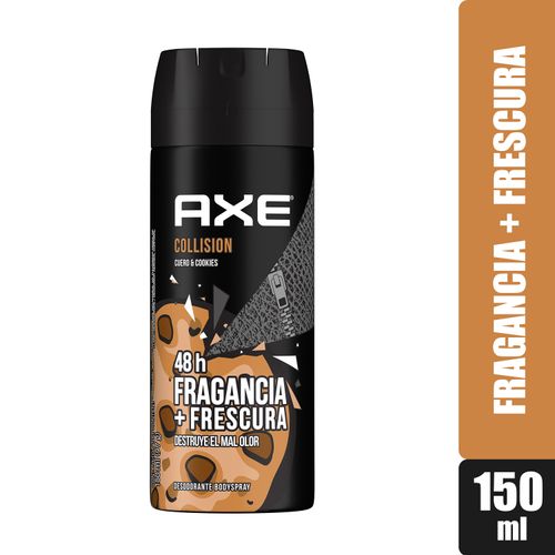 Desodorante Axe Collision Aerosol, Cuellero Y Cookies - 150 ml