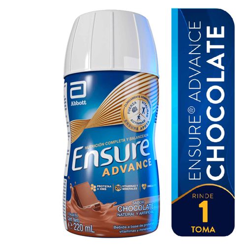 Fórmula Nutricional Ensure® Advance Sabor Chocolate - 220 ml