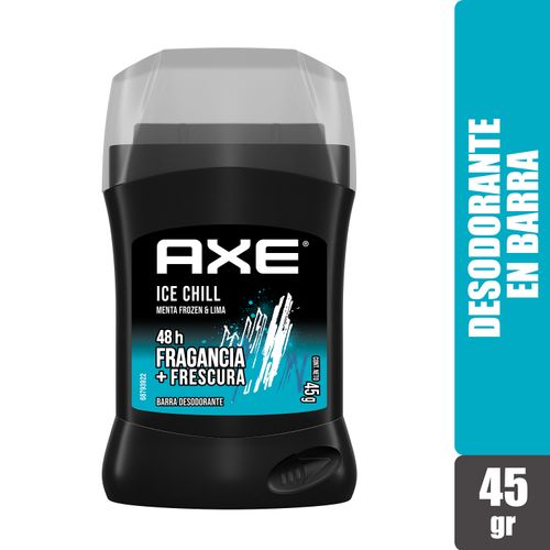 Desodorante Axe Ice Chill En Barra, Menta Frozen Y Lima - 45 g