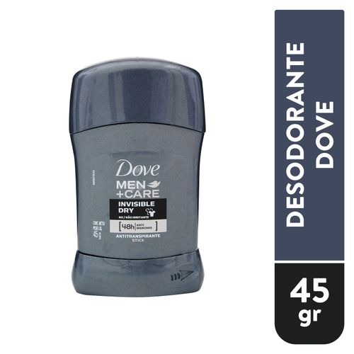 Desodorante Dove Men+Care Invisible Dry Barra - 45 g