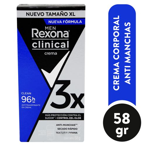 Desodorante Rexona Men Clean En Barra - 58 g