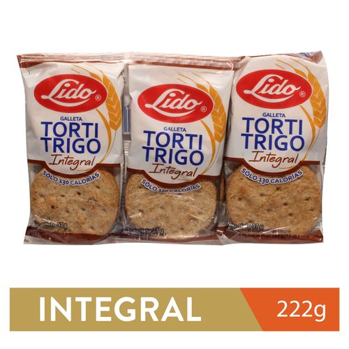 Galleta Lido Torti Trigo Integral - 222 g