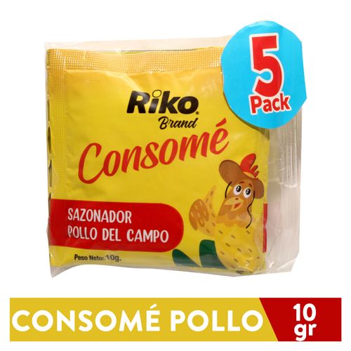 Consome Riko Sabor A Pollo 5 Pack - 50 g