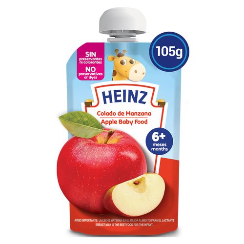 Colado Heinz Sabor Manzana Doy Pack - 105g