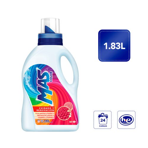 Detergente Líquido Más Color Ropa De Color - 1830 ml