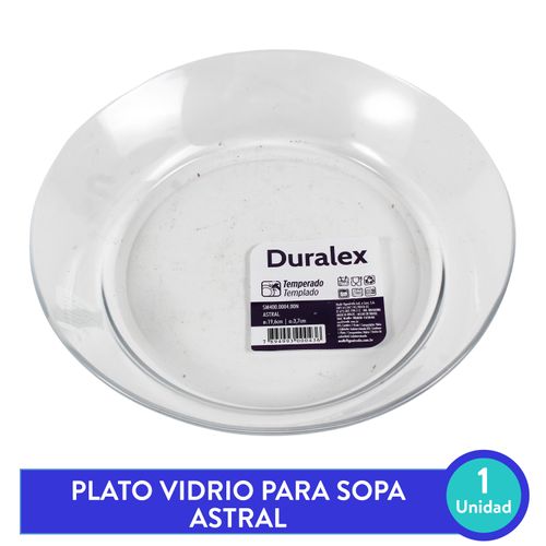 Plato Vidrio Para Sopa Astral