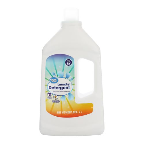 Detergente liquido Great Value para ropa blanca y color -2000 ml