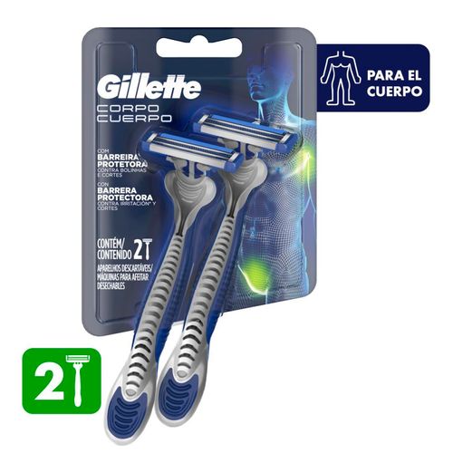 Rasuradora Gillette Cuerpo para la Zona Íntima y el Cuerpo, 2 Uds