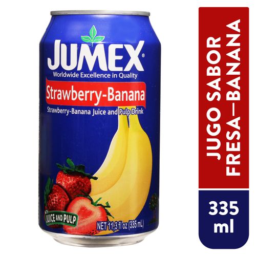 Jugo Jumex Fresa Banano Lata - 335 ml