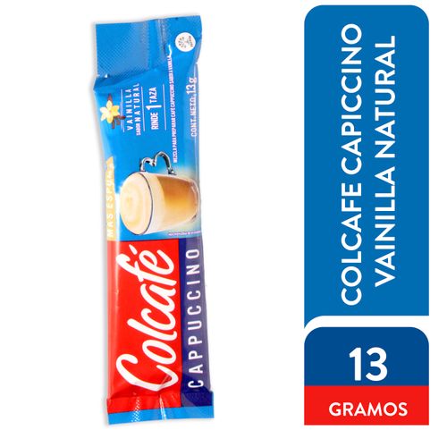 Capuccino Colcafe Vainilla Natural - 13 g