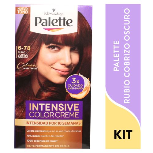 Tinte Palette Color Creme 97 Rubio Cobrizo