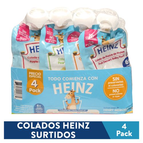 Colado Heinz Surtido Sabor 4 Pack - 420 g