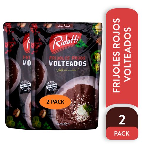 Frijoles Rojos Volteados Marca Ridetti 2 Pack - 800 g