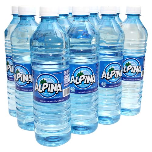 Agua Alpina 12 Pack 600 ml
