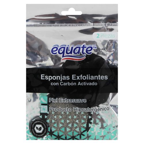 Esponja Equate Facial Carbon Activado