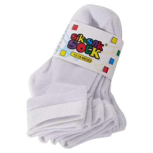 Calceta Sik Sak Sock Lisa Bebe 6 Pk T0