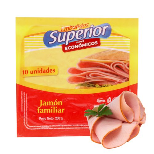 Jamón Superior, Familiar - 200 g