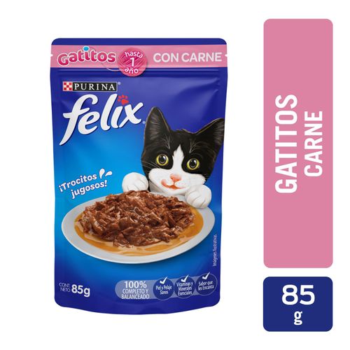 Felix Pouch Adul.Carne 85 g