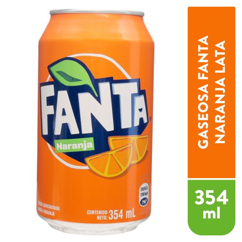 Gaseosa Fanta Regular Lata - 354 ml