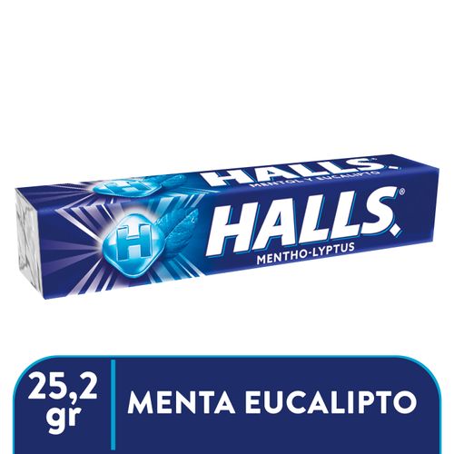 Caramelos Duros Halls Menta Eucalipto 9 Uds - 25,2 g