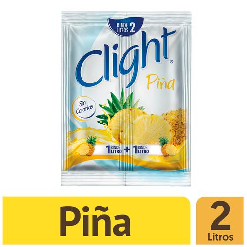 Bebida En Polvo Clight Sin Calorías Sabor Piña Sobres - 14g