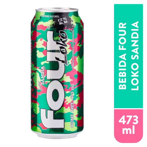 Bebida Four Loko Sandia 473Ml