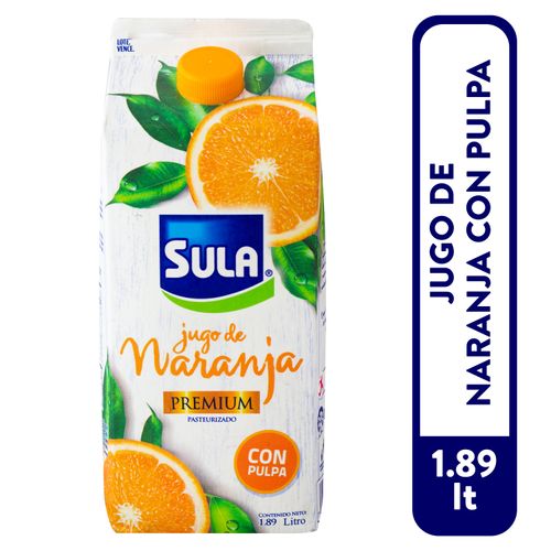 Jugo Sula Naranja Premium C Pulpa 1890 ml