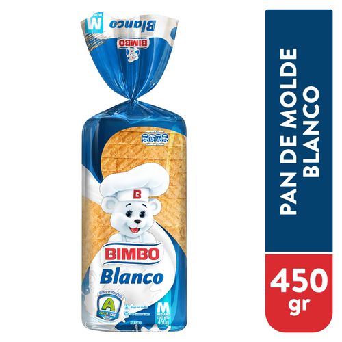 Pan  Bimbo, Sándwich Blanco Mediano - 450 g