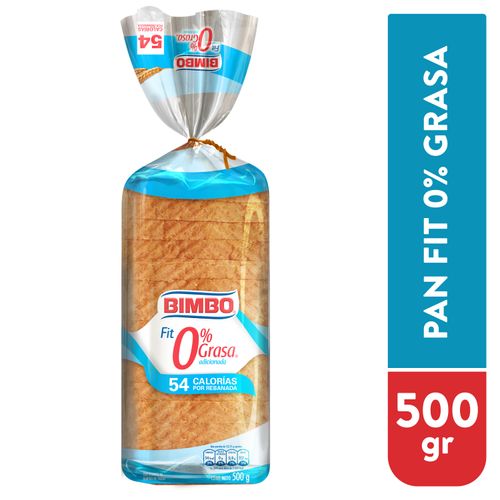 Pan Bimbo Para sándwich 0% Grasa - 500 g