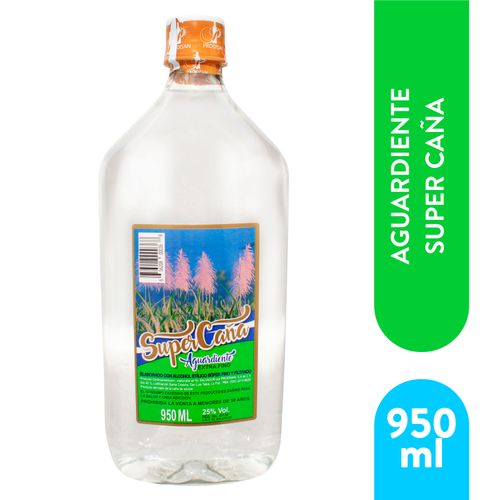 Aguardiente Super Cana Pet 950 ml