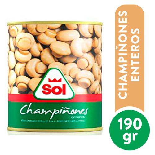 Champiñones Sol Enteros - 185 g