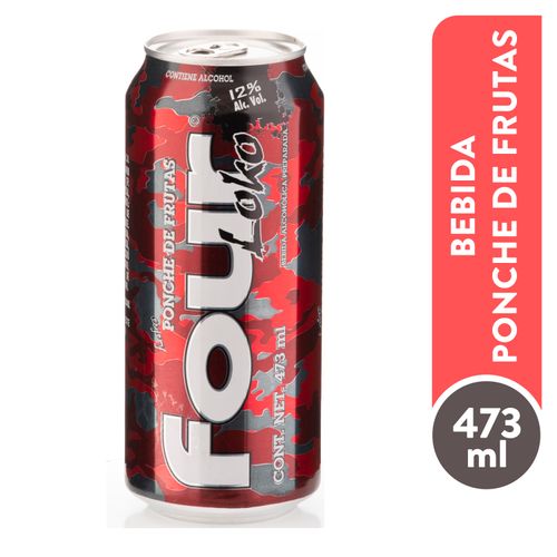 Bebida Four Loko Ponche De Frutas 473Ml